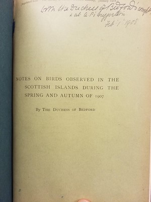 Lot 336 - British Ornithology. A collection of 19th & early 20th-century British ornithology reference