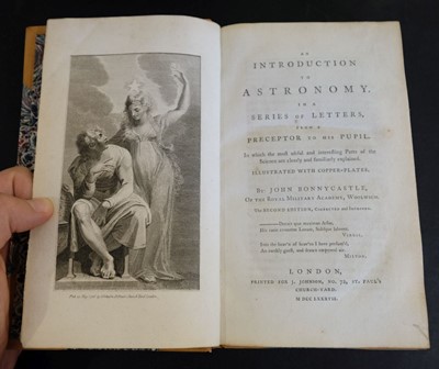 Lot 155 - Bonnycastle (John). An Introduction to Astronomy, 2nd edition, 1788