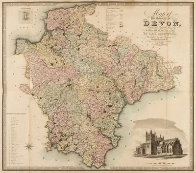 Lot 400 - Greenwood (C. & J.). Fifteen British County Maps, circa 1828