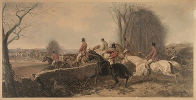 Lot 100 - Harris (John). Fores National Sports, Set of 4 Fox Hunting prints, circa 1852