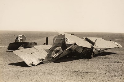 Lot 514 - Egypt. A pair of photograph albums with Egyptian views and RAF aviation interest, c. 1920s