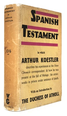 Lot 558 - Koestler (Arthur). Spanish Testament, 1st edition, London: Victor Gollancz, 1937