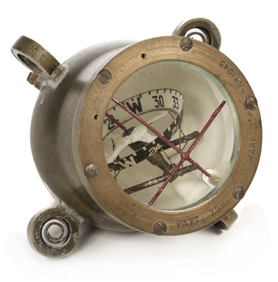 Lot 116 - Royal Flying Corps. WWI RFC brass compass