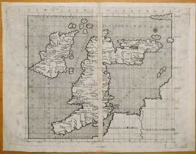 Lot 368 - British Isles. Ptolemy (Claudius & Berlinghieri Francesco), Tabula Prima d Europa, 1482