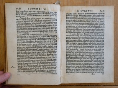 Lot 100 - Coverdale (Miles), Certain most godly, fruitful, and comfortable letters of... Martyrs of God, 1564