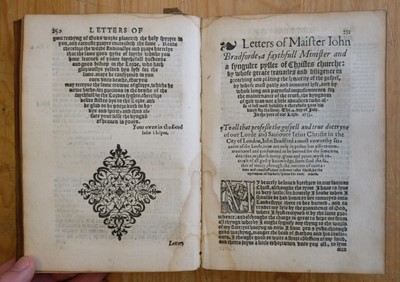 Lot 100 - Coverdale (Miles), Certain most godly, fruitful, and comfortable letters of... Martyrs of God, 1564