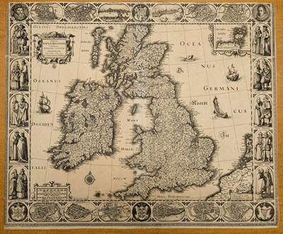 Lot 369 - British Isles. Visscher (C. J.), Tabula Magnae Britanniae Continens Angliam..., 1623