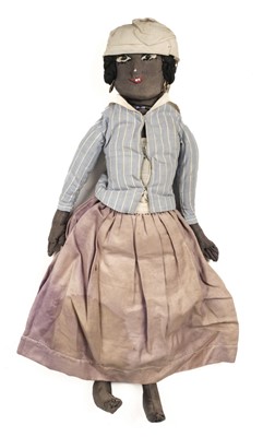 Lot 515 - Dolls. A slave doll, late 19th century, & others