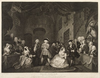 Lot 129 - Blake (William, 1757-1827). Beggar's Opera, Act III. 'When my hero in Court appears, &c.'