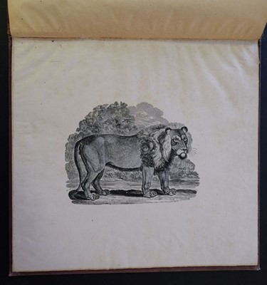 Lot 40 - Bewick (Thomas). Figures of Lion, Tiger, Elephant, and Zebra, 1799