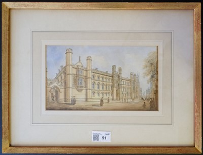 Lot 91 - Cambridge. Corpus Christi College, late 1820s-early 1840s, watercolour