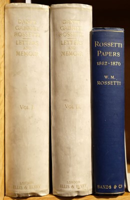 Lot 200 - Rossetti (Dante Gabriel). Dante Gabriel Rossetti his family-letters, 1895