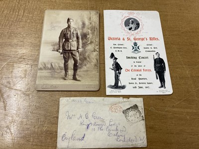 Lot 258 - Queen's South Africa 1899-1902. Trooper N Green, 19th Imperial Yeomanry