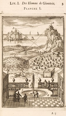 Lot 127 - Mallet (Allain Manesson). La Geometrie Pratique, 1st edition, 1702