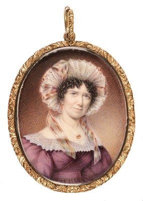 Lot 84 - English School. Portrait of a lady, circa 1830s