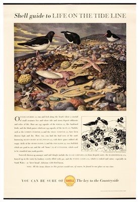 Lot 509 - Shell 'Key to the Countryside' posters. A collection of 50 posters, circa 1955-1960