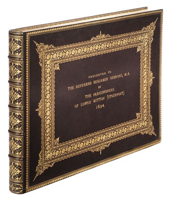 Lot 534 - Fine Binding. Presented to the Reverend Benjamin Gibbons, 1894