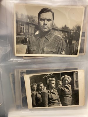 Lot 378 - Liberation of Bergen-Belsen Concentration Camp. Group of 40 vintage gelatin silver print photos