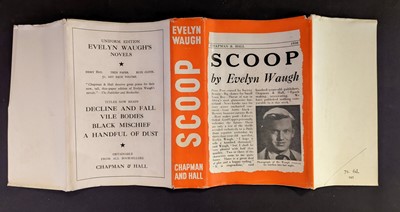 Lot 895 - Waugh (Evelyn). Scoop, 1st edition, London: Chapman & Hall, 1938