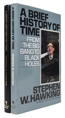 Lot 814 - Hawking (Stephen). A Brief History of Time 1st edition, London: Bantam Press, 1988
