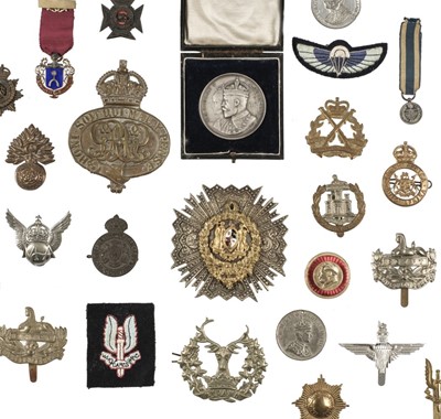 Lot 216 - Regimental Badges. Mixed collection of cap badges
