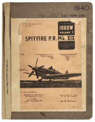 Lot 95 - Pilot's Notes. WWII period including Spitfire & Sea Hornet