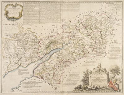 Lot 399 - Gloucestershire. Bowen (E.), An Accurate Map of the Counties of Gloucester.., circa 1765