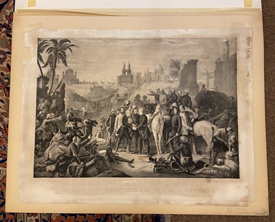 Lot 120 - Hardinge (Charles, Stewart). Gulab Sing, Kashmir 1847, colour lithograph