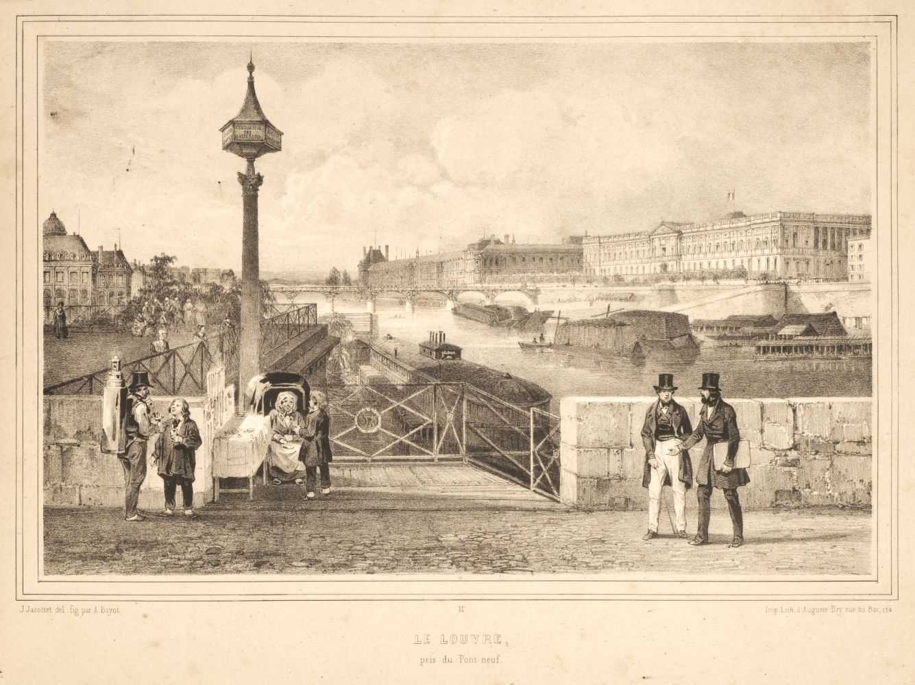 Lot 4 - Benoist (Philippe & Jacottet, Julien). Nouvelles Vues de Paris, Paris: Gihaut Frères, circa 1845