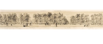 Lot 494 - Paris. [Provost, André]. Panorama des Champs Elysées, Paris: Aubert, no date, circa 1842