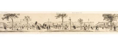 Lot 495 - Paris. [Provost, André]. Panorama intérieur de Paris, Paris: Aubert, no date, circa 1842