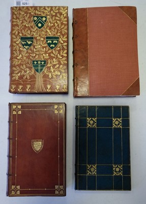 Lot 525 - Bindings. A collection of ten Arts & Crafts style bindings