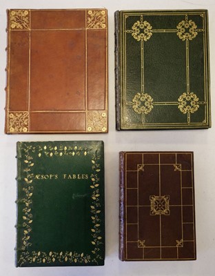 Lot 525 - Bindings. A collection of ten Arts & Crafts style bindings