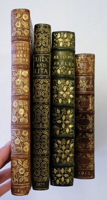 Lot 525 - Bindings. A collection of ten Arts & Crafts style bindings