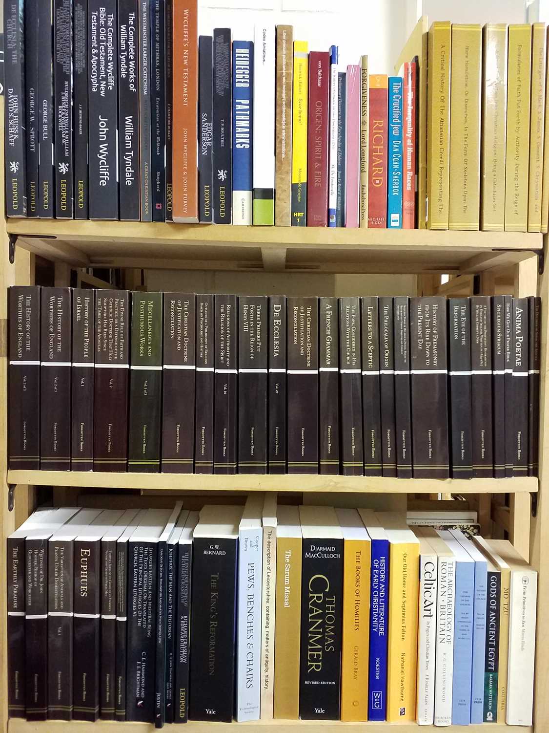 Lot 624 - Theology.  A large collection of modern theology, philosophy & history paperbacks