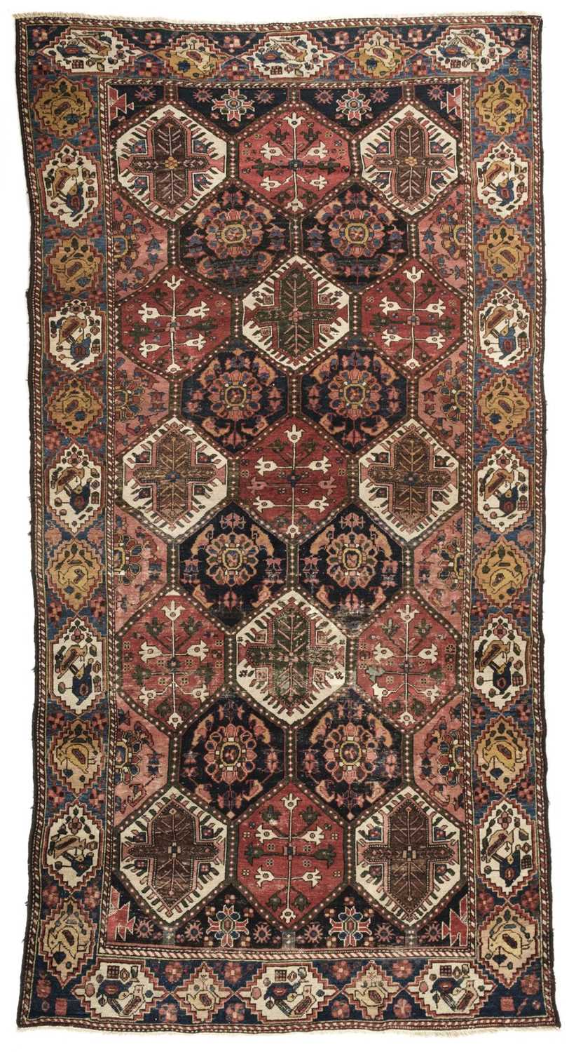 Lot 362 - Carpet. Iranian 'Bakhtiari' woollen carpet, circa 1920