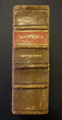 Lot 111 - Bible [English]. The Bible..., London: Robert Barker, 1615