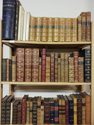 Lot 621 - Bindings.  Approximately 115 volumes of 19th & early 20th-century literature