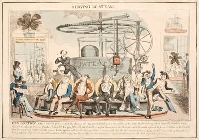 Lot 508 - Seymour (Robert, pseud. Shortshanks). Shaving by Steam, E. King, circa 1825