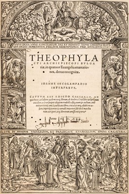 Lot 253 - Theophylactus (circa 1050-1108), Quatuor Evangelia enarrationes, 1525