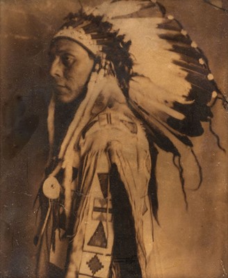 Lot 314 - Curtis (Edward Sheriff, 1868-1952, style of) An Unidentified North American Chief, early 1900s