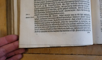 Lot 106 - Cranmer (Thomas, Archbishop of Canterbury). An Aunswere by the Reverend Father in God, 1580
