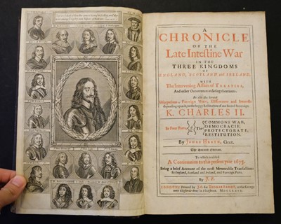 Lot 276 - Heath (James). A Chronicle of the Late Intestine War, 2nd edition, 1676