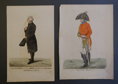 Lot 142 - Deighton (R.). Eight caricatures, circa 1810