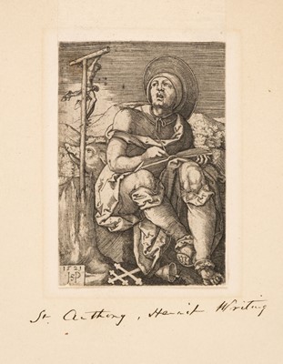 Lot 34 - Beham, Hans Sebald, St Anthony the Hermit, engraving, 1521