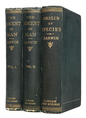 Lot 51 - Darwin (Charles). The Descent of Man, 1st edition, 2 volumes, London: John Murray, 1871