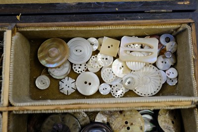 Lot 358 - Buttons. A collection of buttons and other fastenings, 18th-20th century
