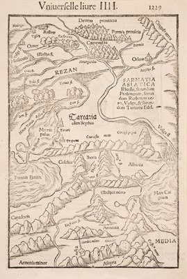 Lot 109 - Asia Minor. Munster (Sebastian), Untitled map, Basle, circa 1555