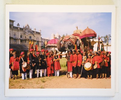 Lot 532 - Indian Rulers. A group of 60 colour photographs of Indian Maharajas, family members, ... , c. 1980