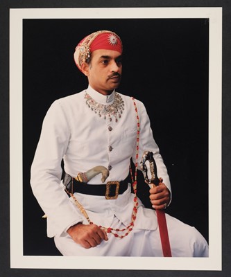 Lot 532 - Indian Rulers. A group of 60 colour photographs of Indian Maharajas, family members, ... , c. 1980